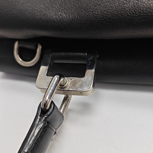 Calfskin Shoulder Bag Black