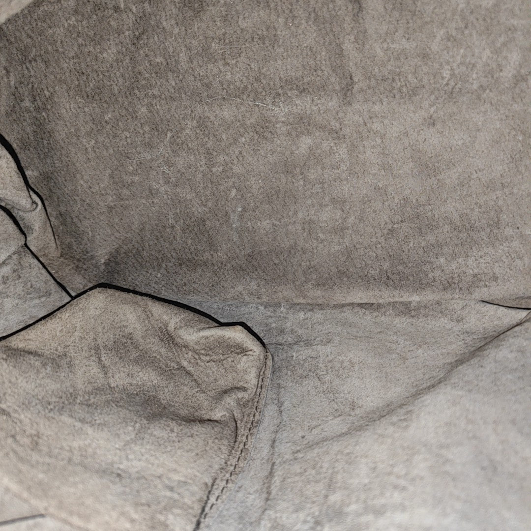 Calfskin Top Handle Bag Gray