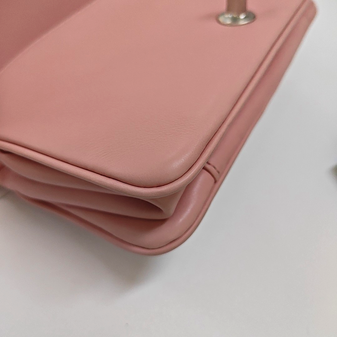 Chevron Calfskin Pink