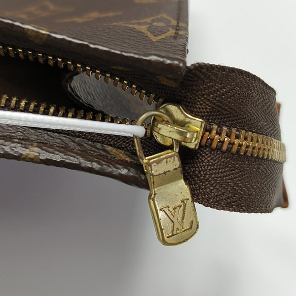 TOILET POCKET 26 Monogram Coated Canvas Brown