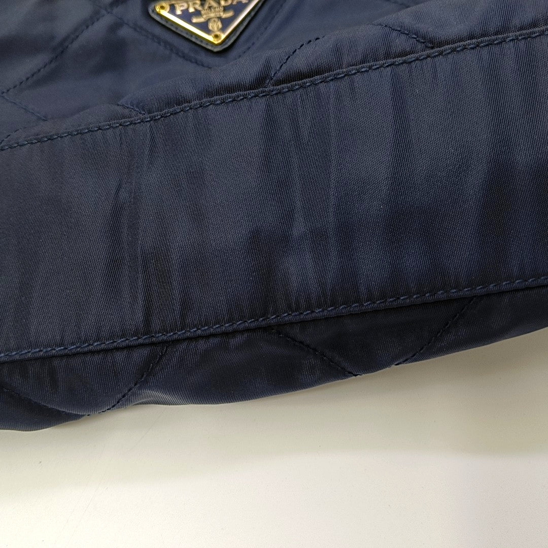 Re-Edition 1995 Chaîne Quilted Nylon Blue