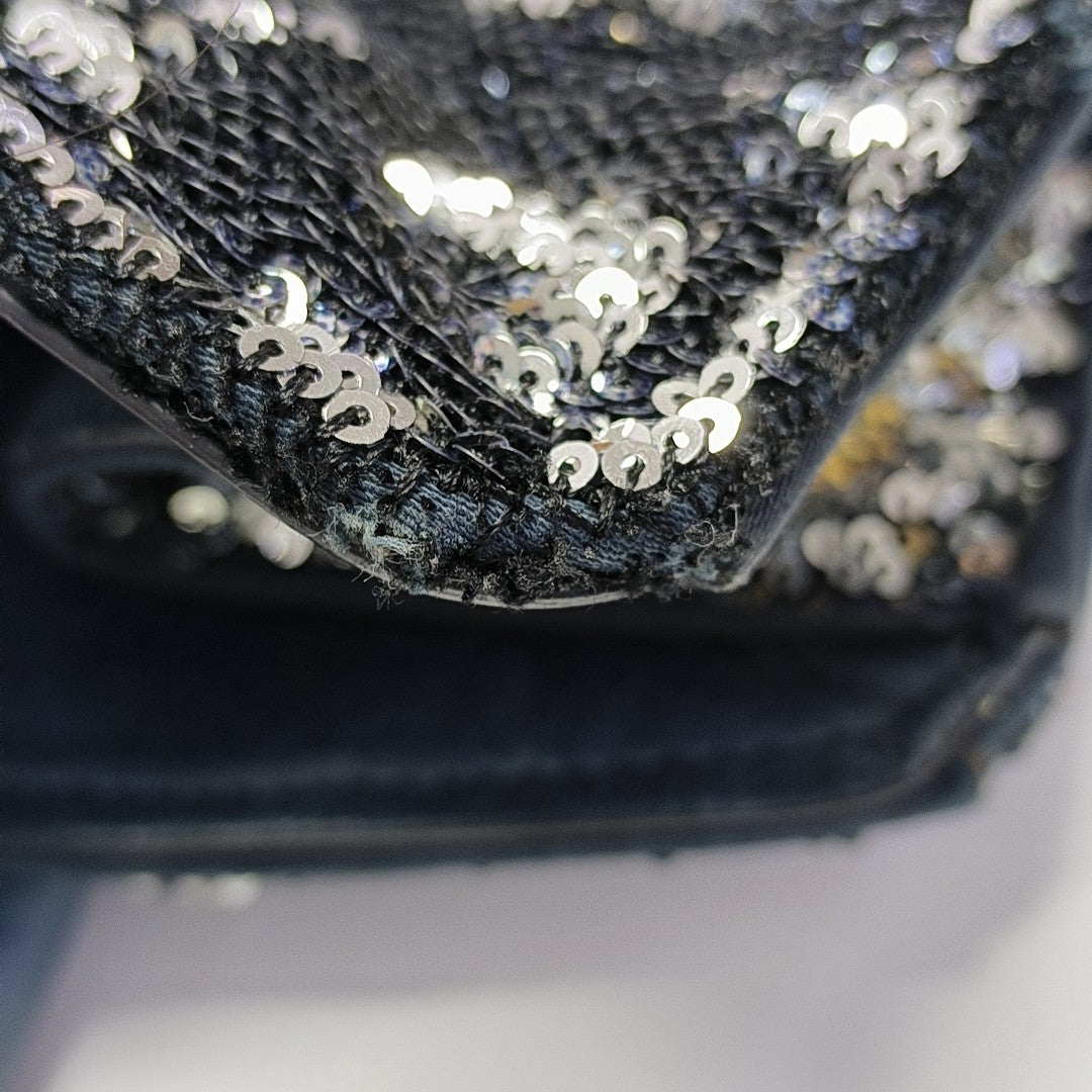 Sequins Tote Bag Blue
