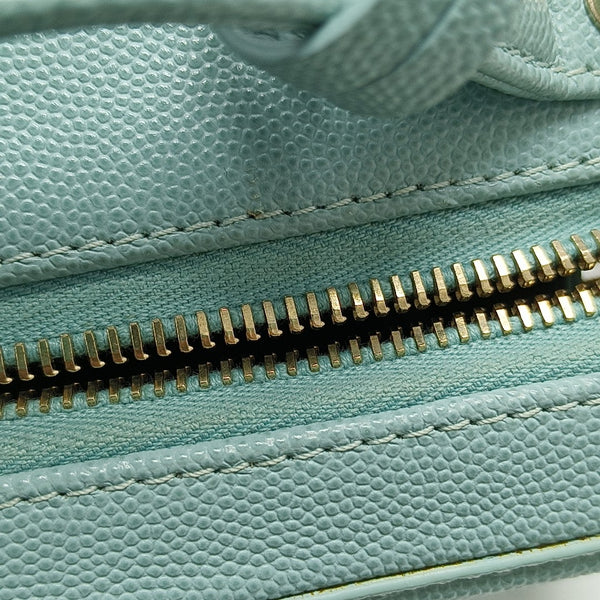 FILIGREE Quilted Grained Calfskin Blue