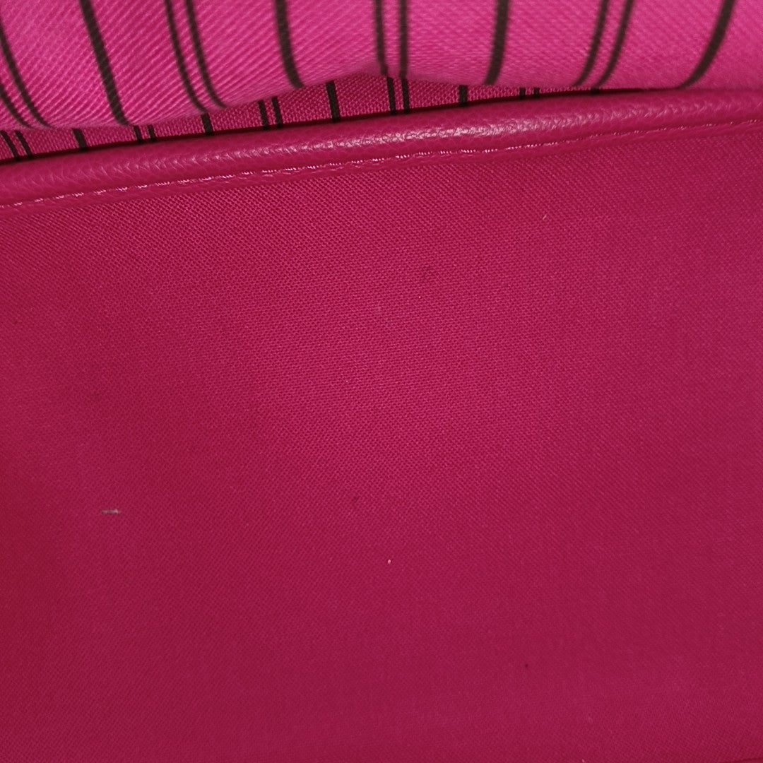 NEVERFULL INSIDE OUT MM Monogram Coated Canvas Brown