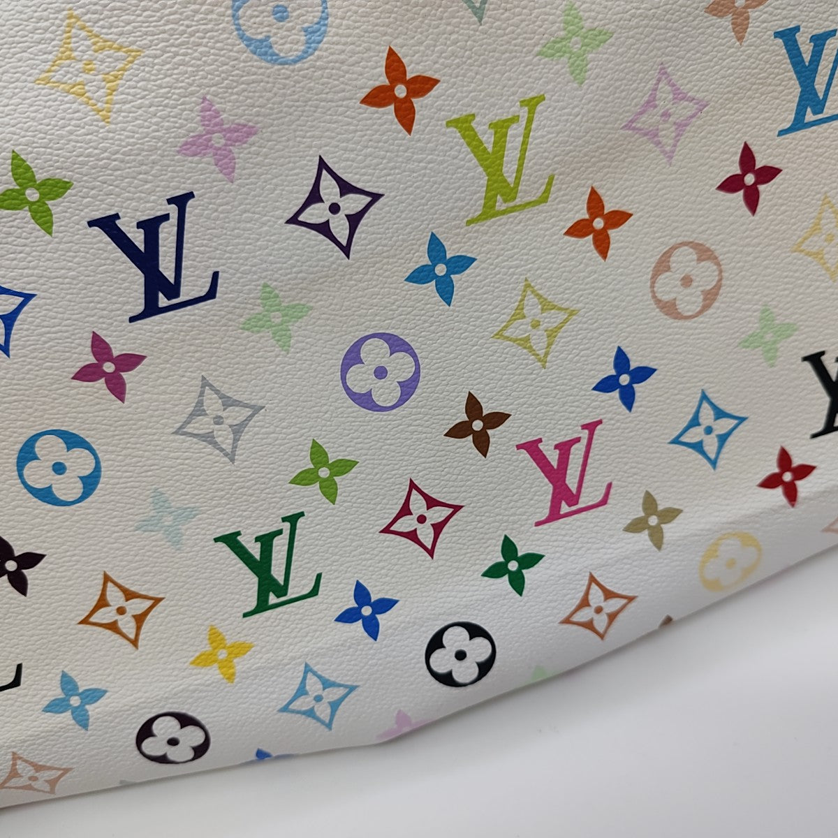 LV × TM URSULA Monogram Coated Canvas White