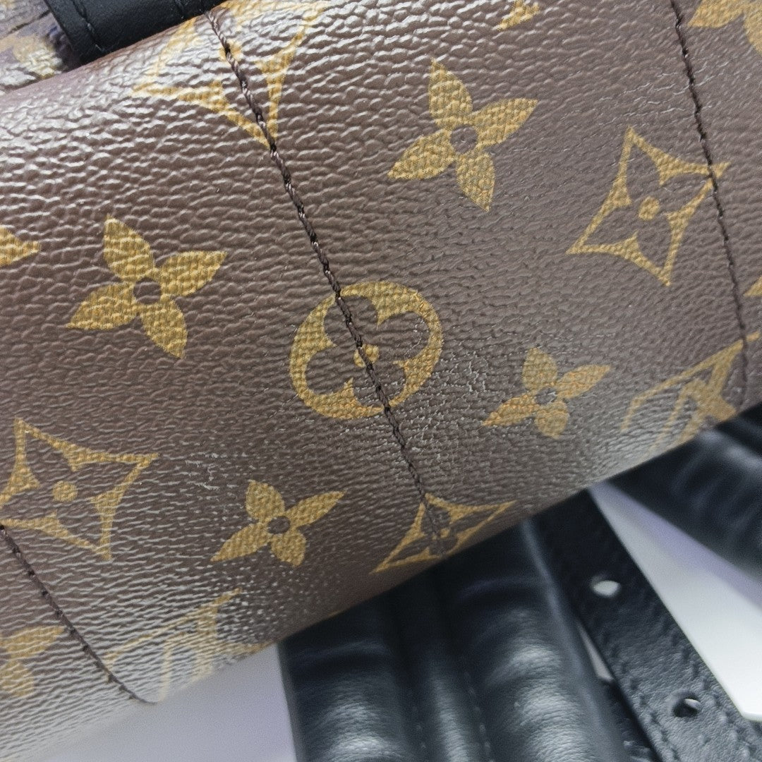 PALM SPRINGS PM Monogram Coated Canvas Brown