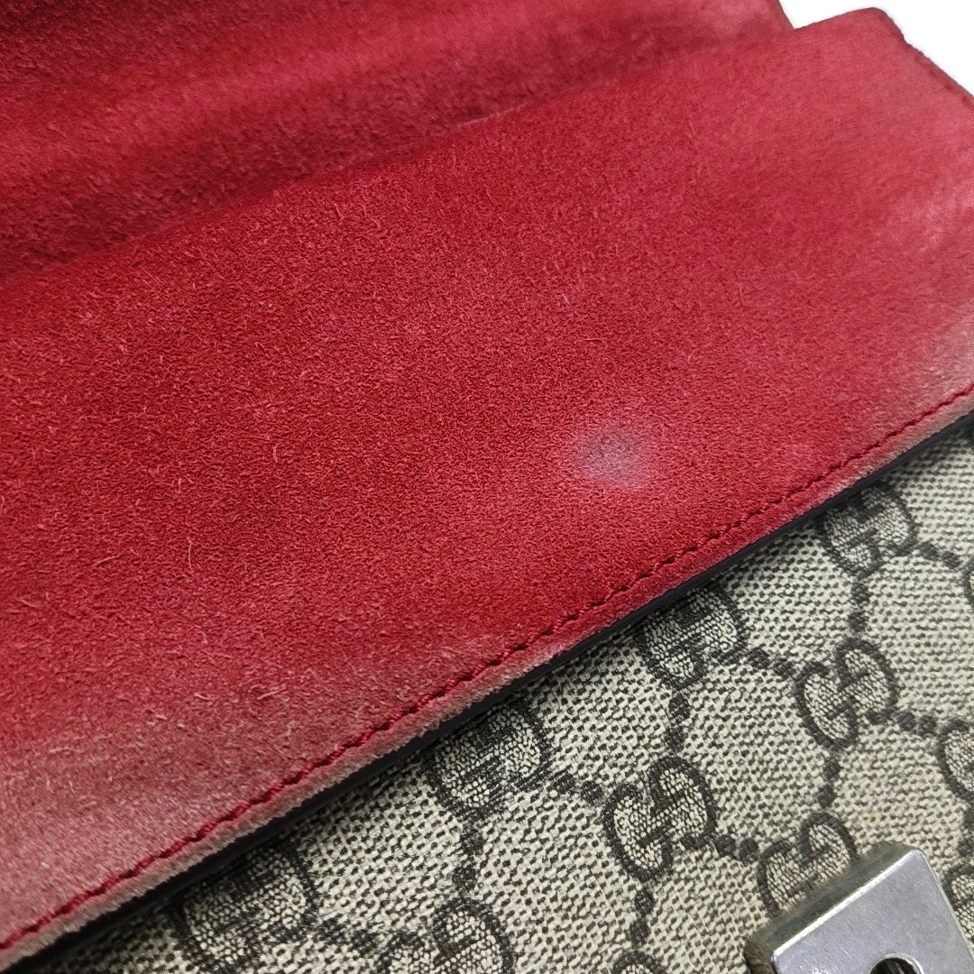 Dionysus Mini Monogram Lona Revestida Beige