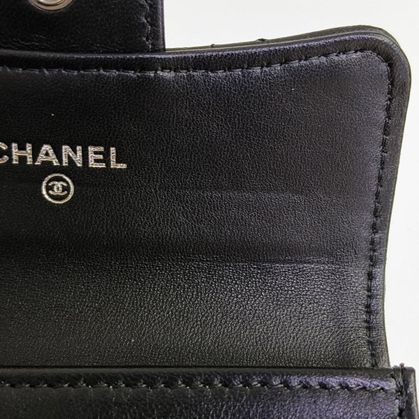 Quilted Lambskin Wallet Black