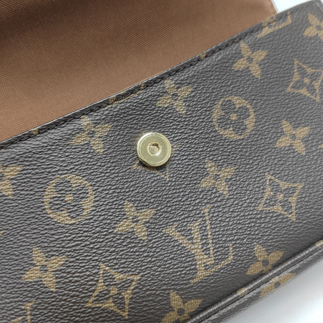 IVY Monogram Coated Canvas Brown