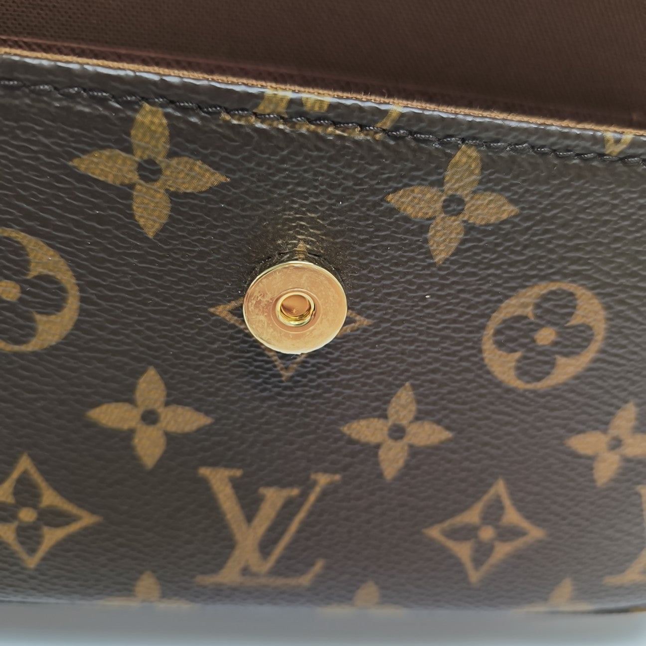 IVY Monogram Coated Canvas Brown