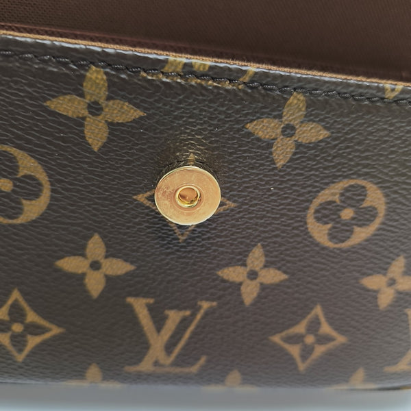 IVY Monogram Coated Canvas Brown