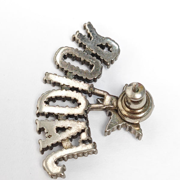J'adior Metal Silver Stud Earrings
