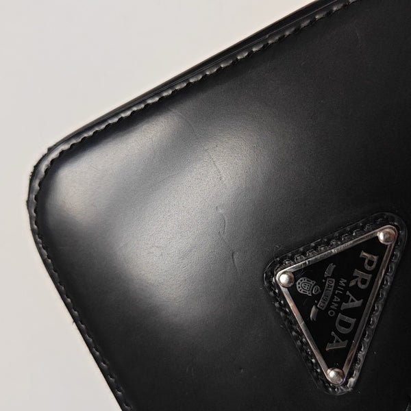 Calfskin Shoulder Bag Mini Black
