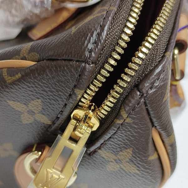 SPEEDY 20 Monogram Coated Canvas Brown