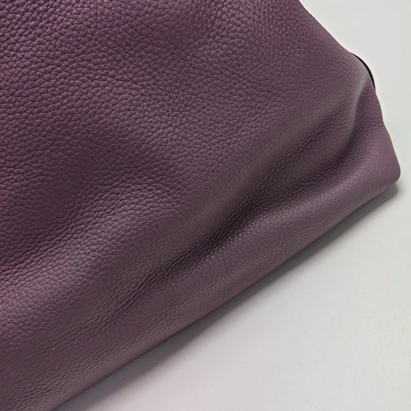 Calfskin Shoulder Bag Purple