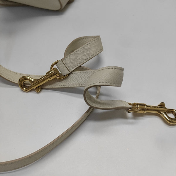 BELT Micro Calfskin White