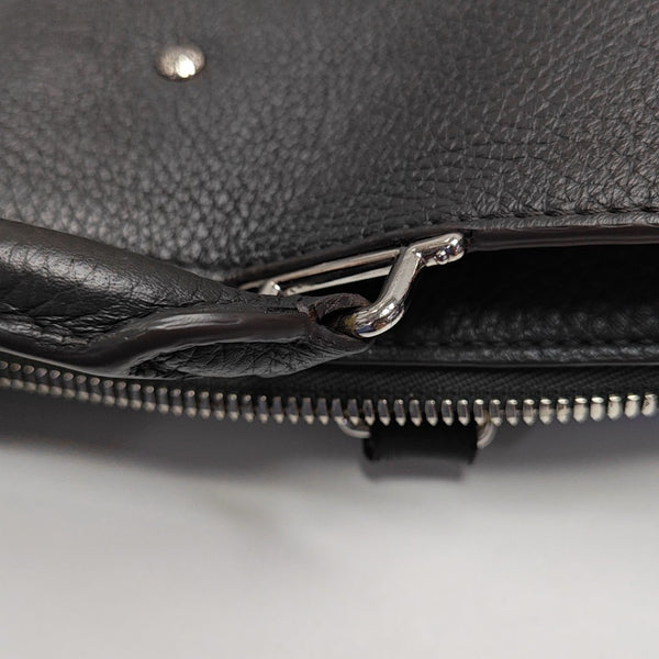Calfskin Top Handle Bag Gray