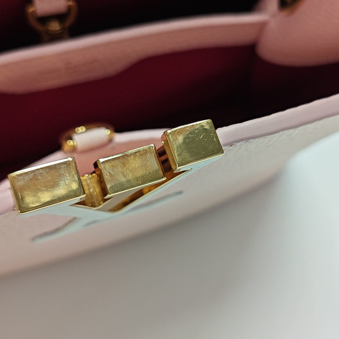 CAPUCINES BB Calfskin Pink