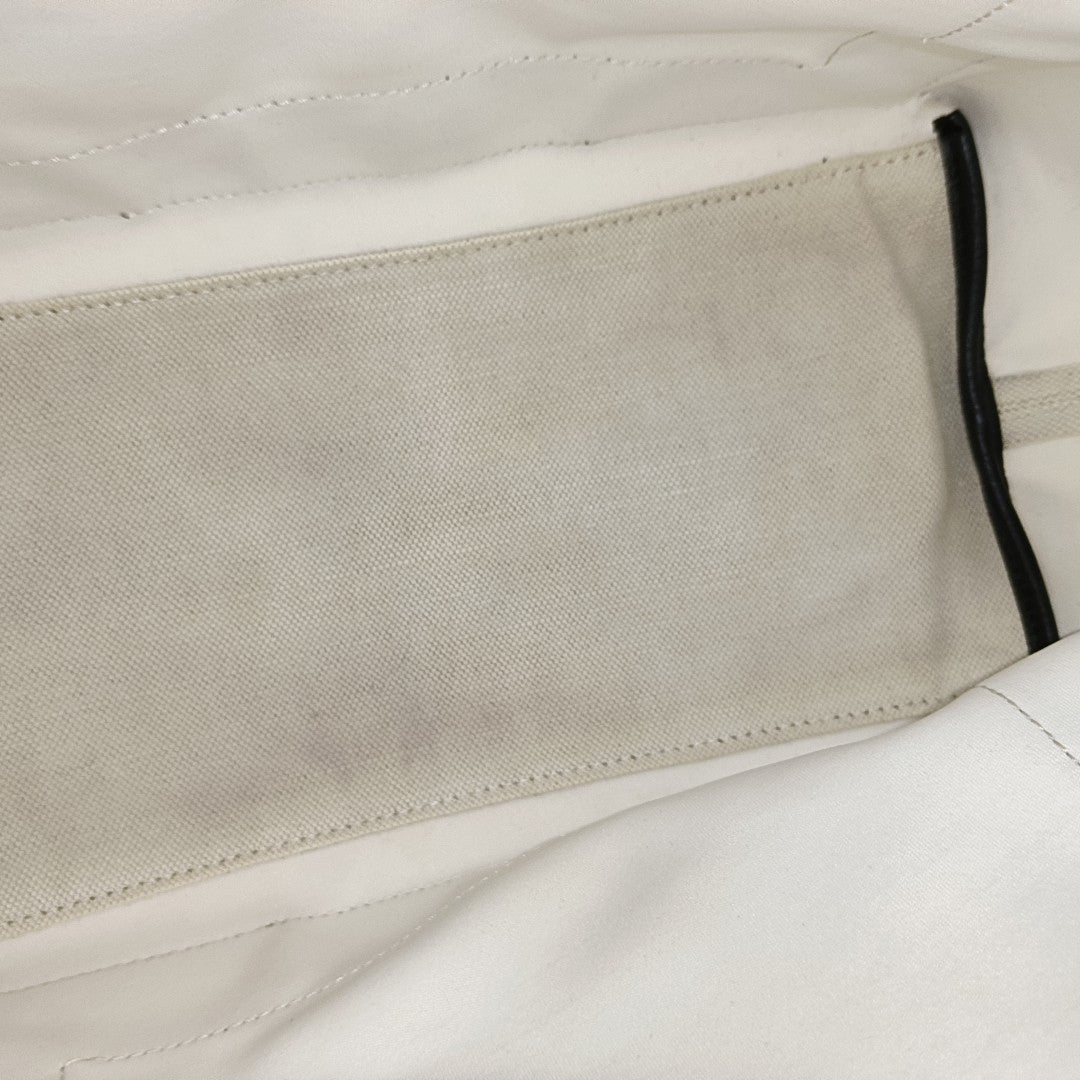 Navy Small Canvas White