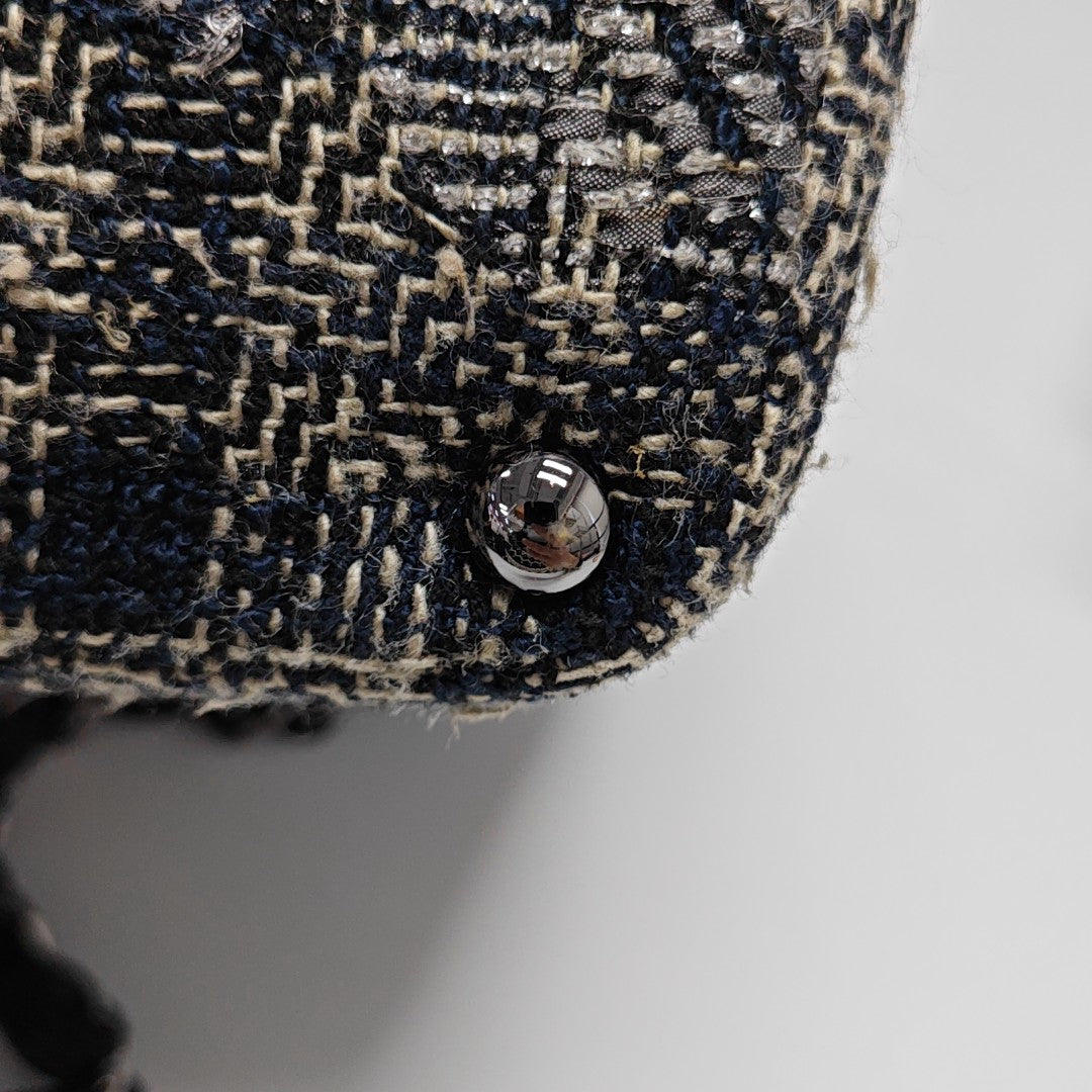 Fabric Top Handle Bag Multicolor