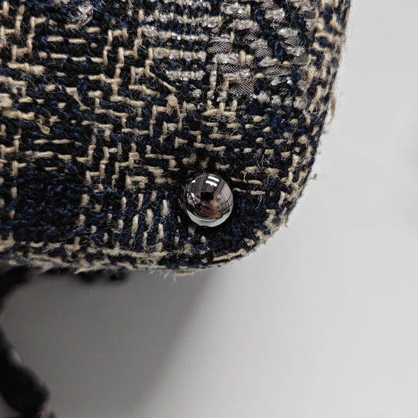 Fabric Top Handle Bag Multicolor