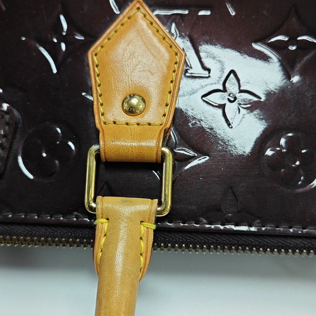 MONTEBELLO Monogram Patent Leather Red