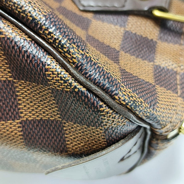 SPEEDY 25 Damier Ebene Coated Canvas Brown