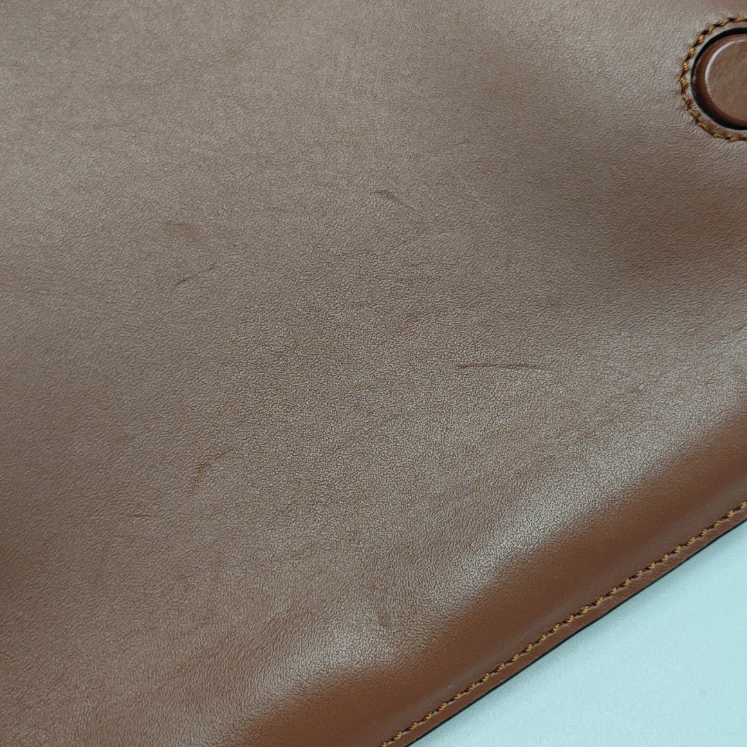 Gusset Calfskin Brown