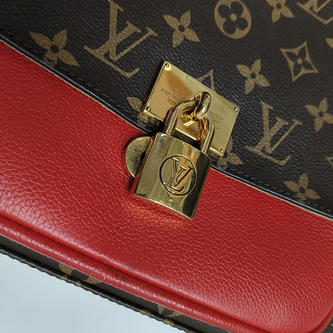 MARIGNAN Monogram Coated Canvas Brown