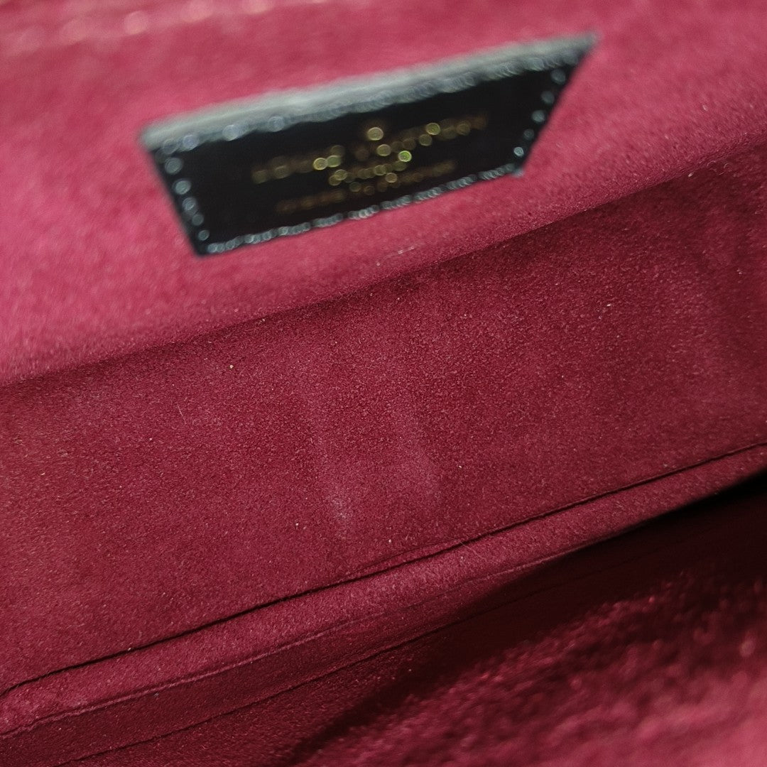 PASSY Monogram Coated Canvas Brown