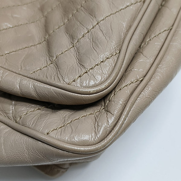 NIKI Medium Chevron Calfskin Pink
