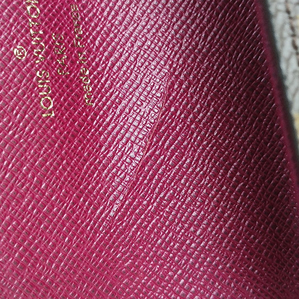 SARAH Monogram Coated Canvas Brown Card Holder