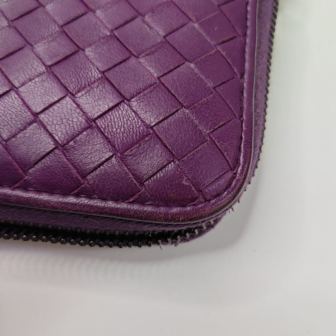 Lambskin Wallet Purple