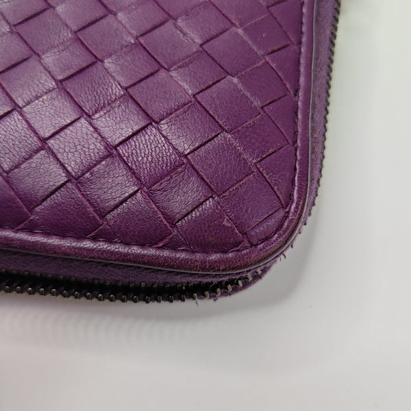 Lambskin Wallet Purple