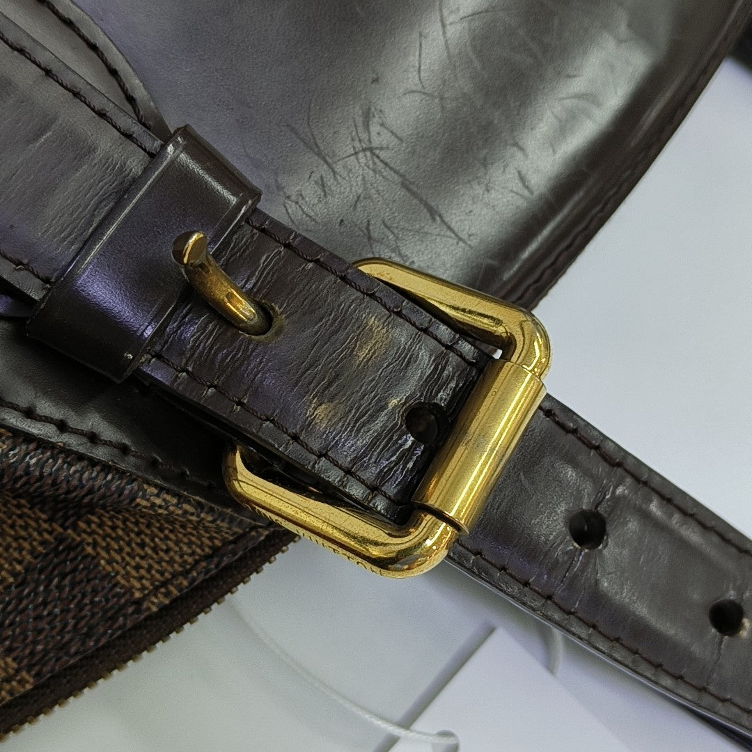 VERONA MM Damier Ebene Coated Canvas Brown