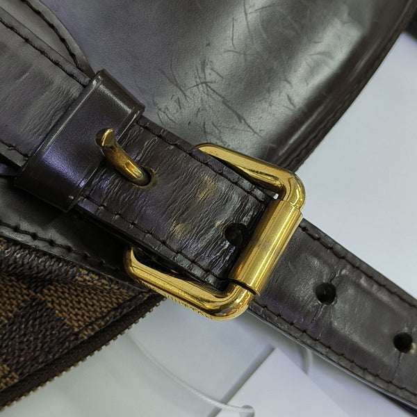 VERONA MM Damier Ebene Coated Canvas Brown