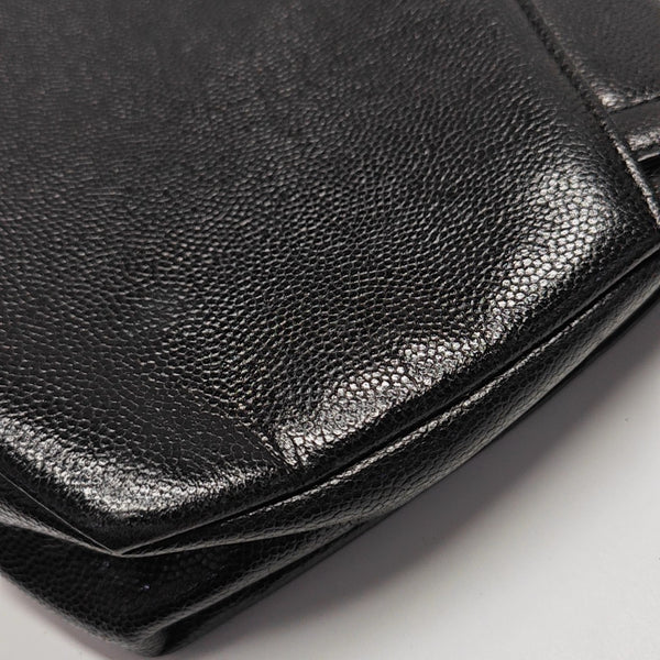 Calfskin Shoulder Bag Black