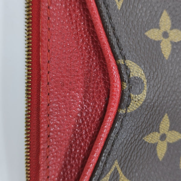PALLAS BB Monogram Coated Canvas Brown