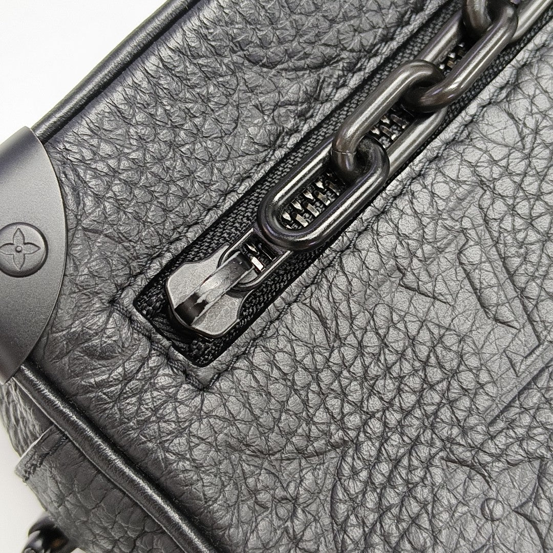 SOFT TRUNK Mini Monogram Calfskin Black