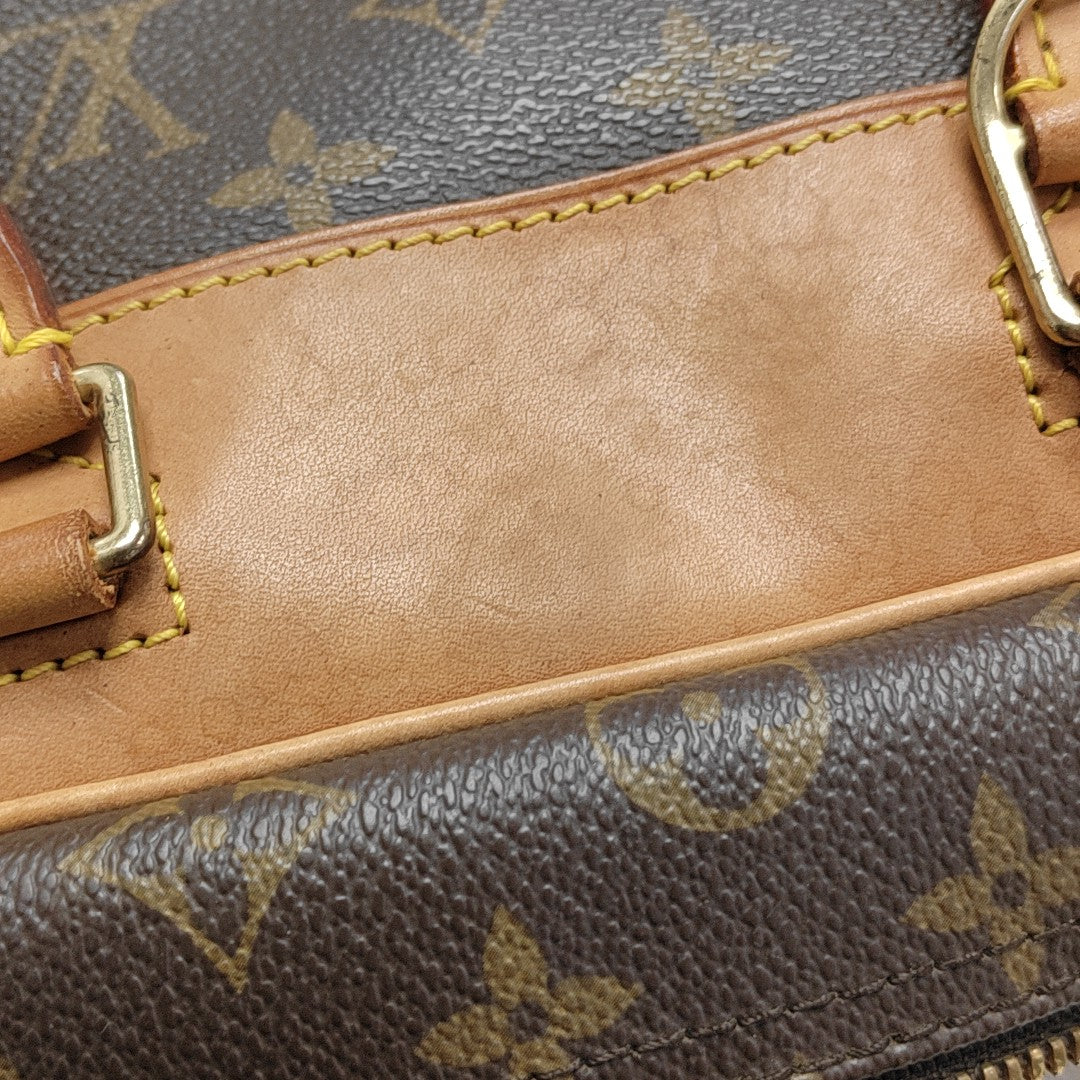 DEAUVILLE Monogram Coated Canvas Brown
