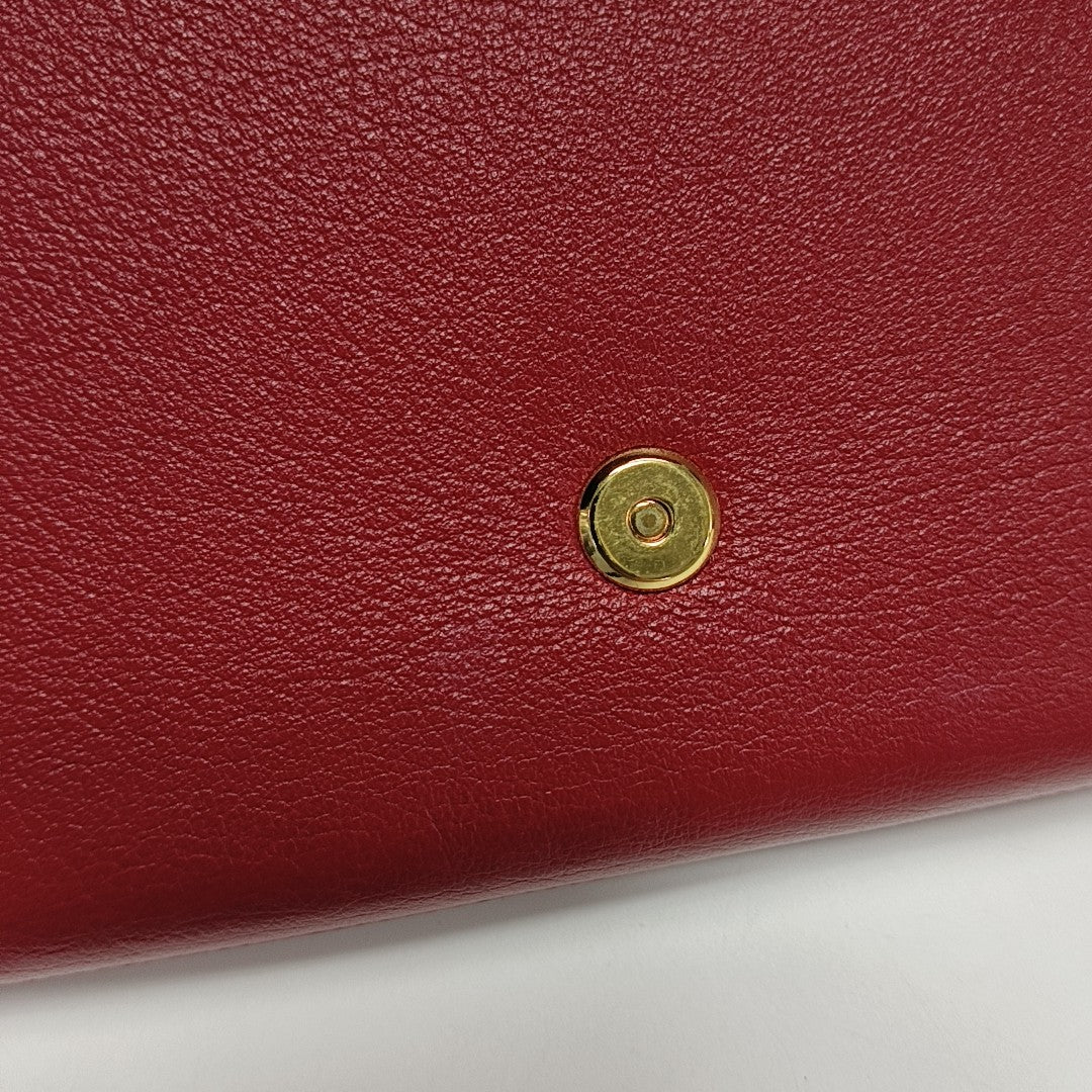 BELLE JOUR Quilted Calfskin Red