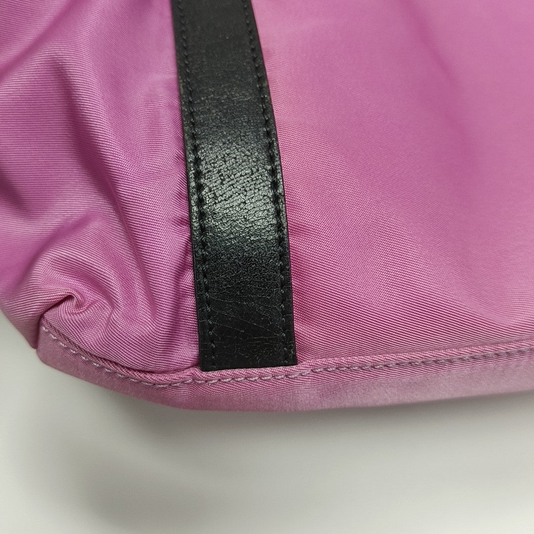 Nylon Tote Bag Pink