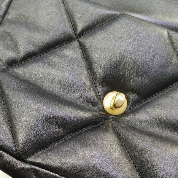 CHANEL 19 Small Quilted Lambskin Black