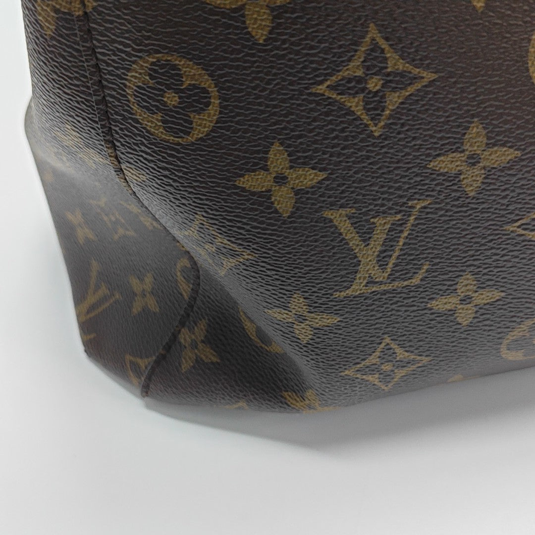 MONTAIGNE Monogram Coated Canvas Brown