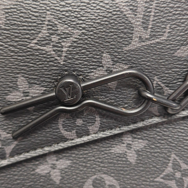 STEAMER Mini Monogram Coated Canvas Black