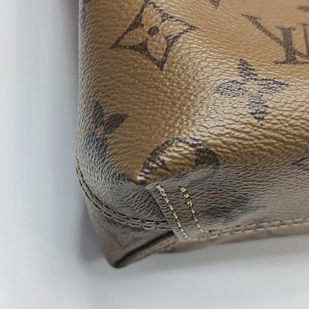 ATLANTIS BB Monogram Coated Canvas Brown