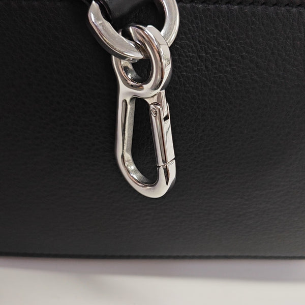 Puzzle Edge Small Calfskin Black