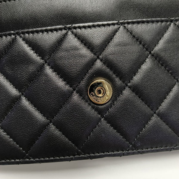 WOC Quilted Lambskin Black