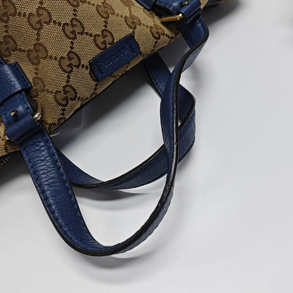 Monogram Canvas Tote Bag Medium Beige