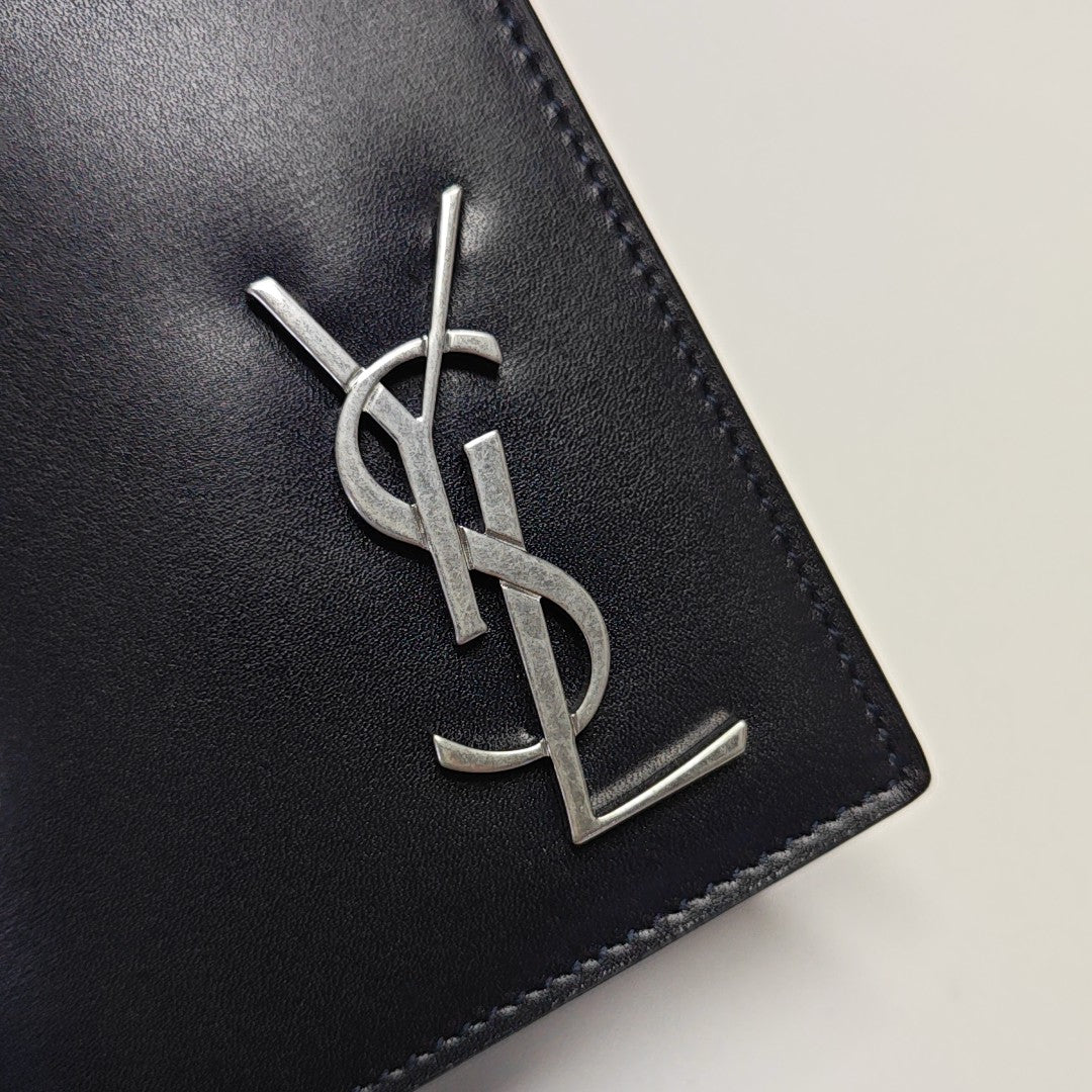 Calfskin Wallet Blue